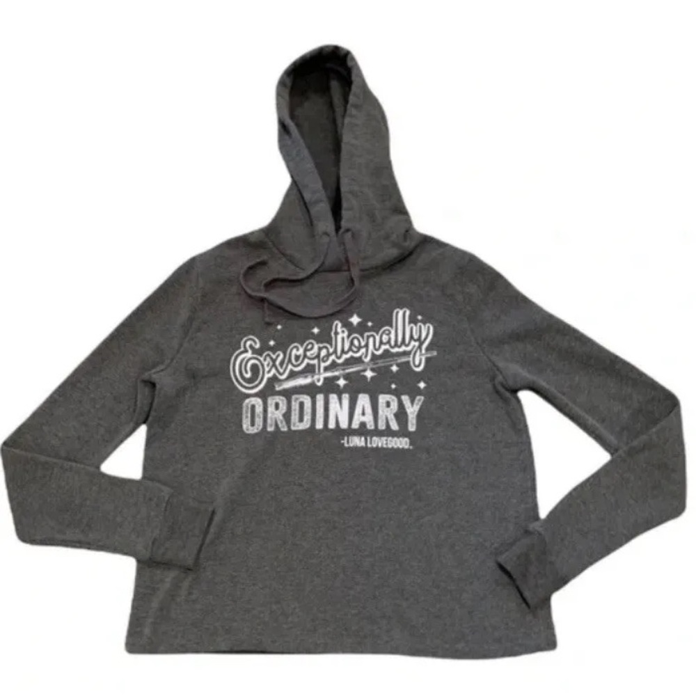 Exceptionally Ordinary~Luna Lovegood cropped Hoodie